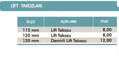 LiftTakozları